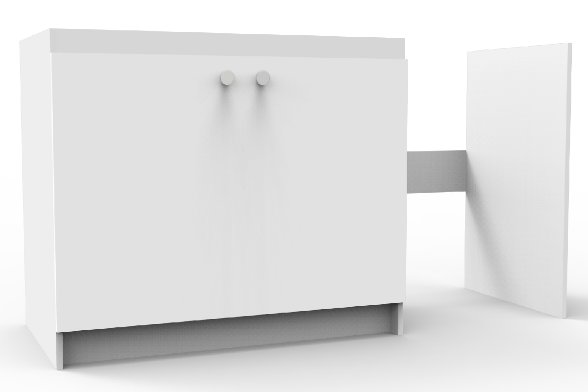 meuble sous evier primo 140 